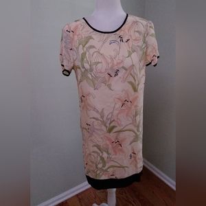 French Connection Silk Floral Lilly Shift Dress